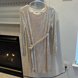 Sequined dress size L NWOT